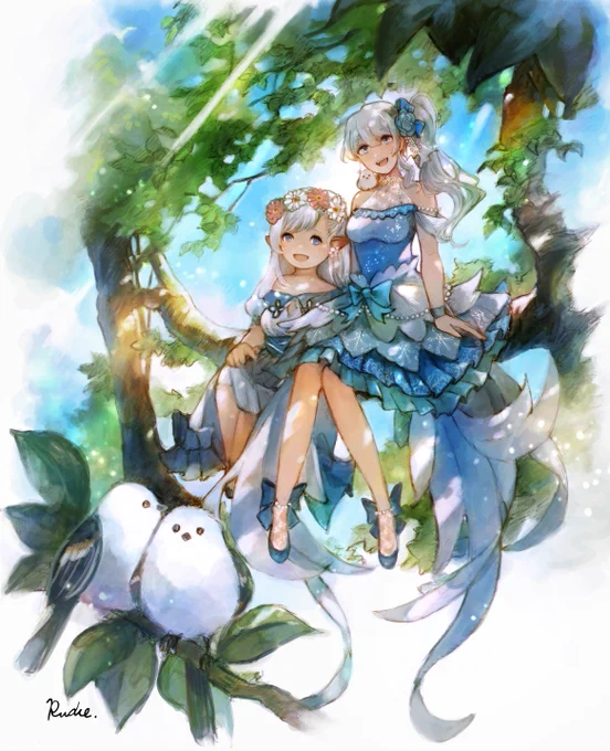 どこまでも空へ響かせる (Mirea Sheltzs)#Mire_art