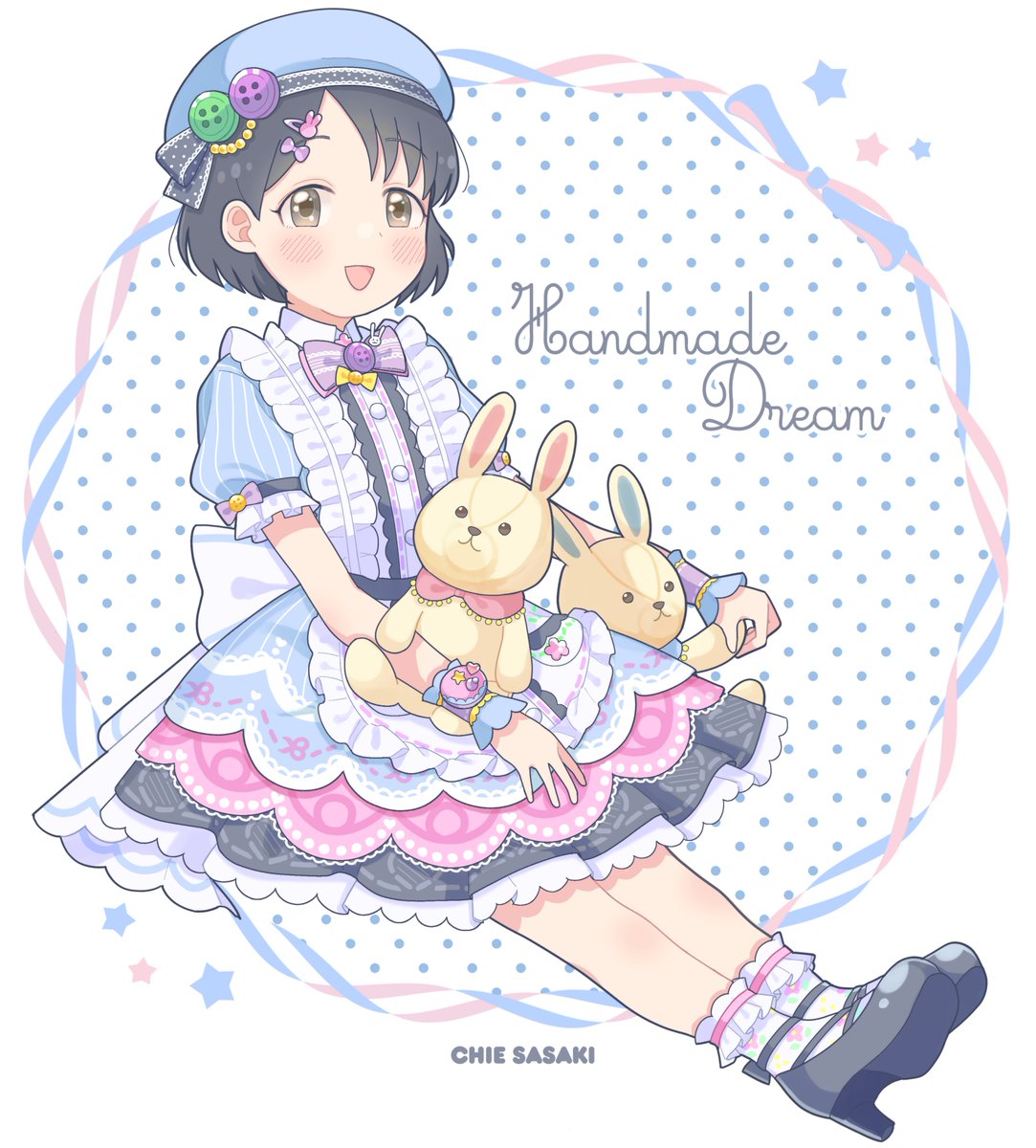 mnm_imcg's tweet image. ハンドメイド・ドリーム
佐々木千枝ちゃん🪡🧵🐰
#デレステ #デレマス