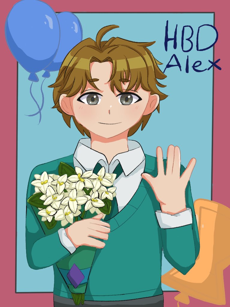 Happy birthday Alex, u cutie awhuu!!
I hope you have the bestest birthdays and glad to have met u!!!! 
P.s I hope you recognize all the little references hidden hehe