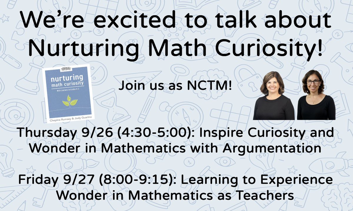 Who is planning to go to the <a href="/NCTM/">NCTM</a> conference next week in Chicago? I hope to say hello in person either at a session or at the <a href="/SolutionTree/">Solution Tree</a> booth! <a href="/jody_guarino/">Jody Guarino</a>