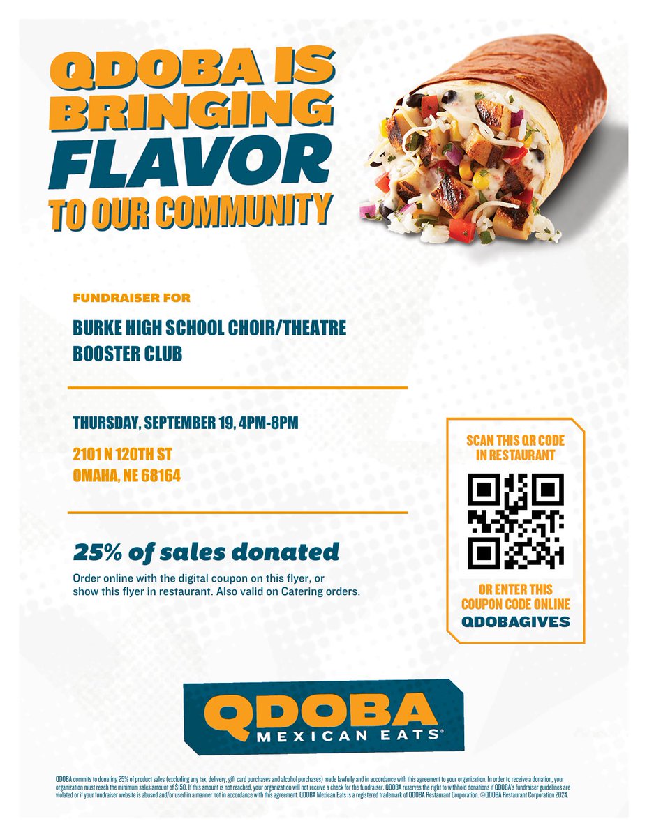 Raise your hand if you don’t want to cook dinner Thursday 🙋‍♀️🙋‍♀️🙋‍♀️🙋‍♀️ Come out to support the Burke Vocal/Theatre group