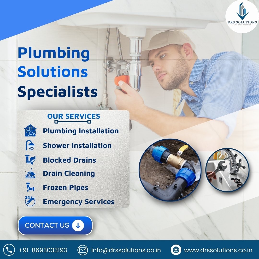 drssolutions01's tweet photo. Plumbing Issues?🚰
.
We’ve Got the Solutions! 🤩
.
From New Installations to Urgent Repairs, We’re Here for You. 🛠️
.
Reach Out Now! ☎️
.
#drssolutionsforall #plumbing #plumber #waterissues #facilitymanagementservices #facilityservice #realestate #mumbai #india https://t.co/m75C7DgH21