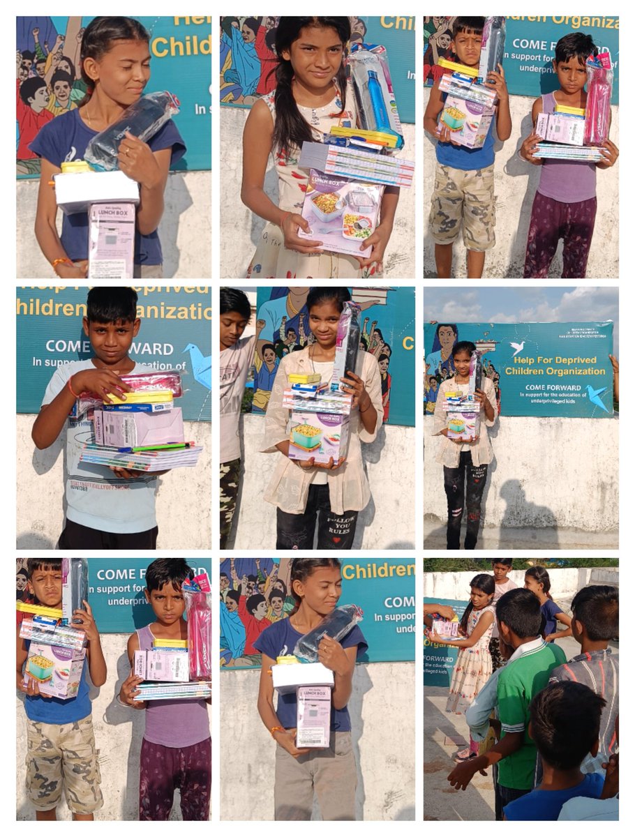 helpdeprived's tweet image. Today we have provided geometry boxes, note books, water bottles, tiffin boxes and pen pencils to 48 children. Thankyou so much  everyone for generous support. 

Togather, we are empowering young minds with the tools they need to Learn and grow.
