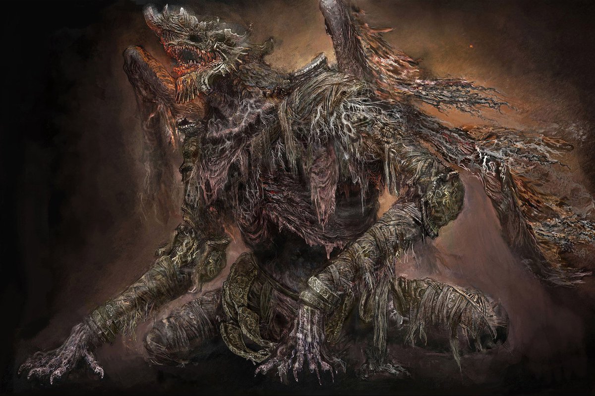 FromsoftHoarder's tweet image. Elden Ring - Dragonkin Soldier