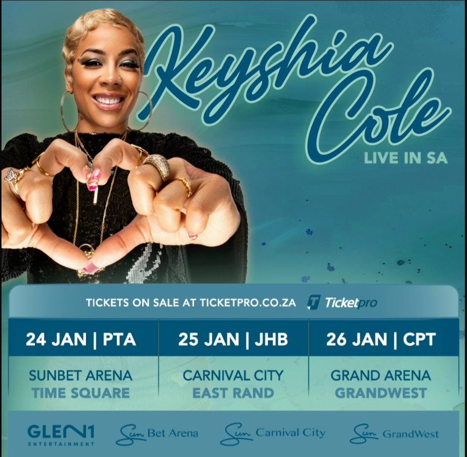 KEYSHIA COLE: LIVE IN SOUTH AFRICA TOUR POSTPONED TO JANUARY 2025