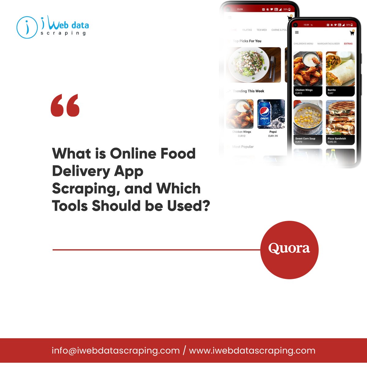 iwebdatascrape's tweet image. #OnlineFoodDeliveryAppScraping extracts data such as menus, prices, and reviews from platforms like Uber Eats and Zomato. 

Read more: qr.ae/p2oiXe

#ExtractFoodDeliveryData
#IwebDataScraping #USA #UAE #UK #India