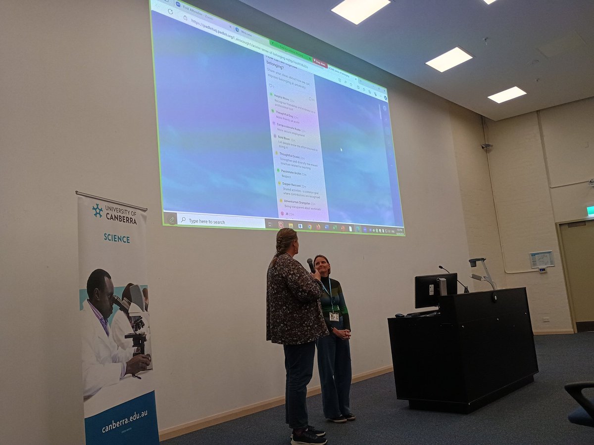 hwithonel's tweet image. #acsme2024 keynote #2 Louise Ainscough (UQ) discussing the journey of education-focussed #academics. Discussing how we can value all staff equally in #HigherEd so we all belong. @UCSciTech @UQ_News
