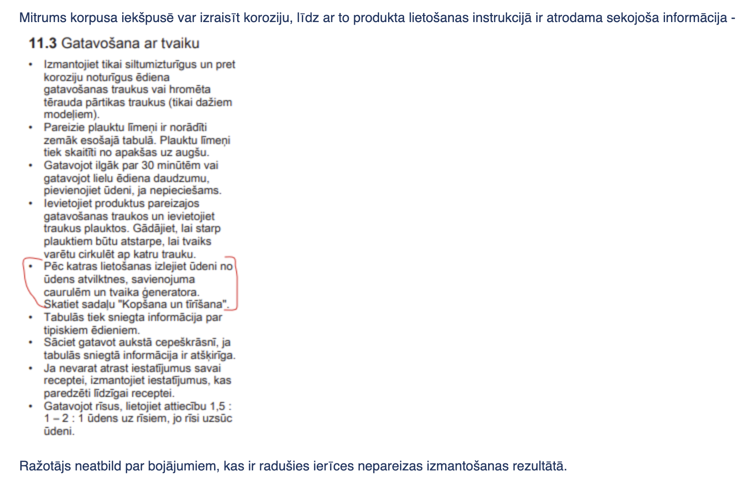 teecis's tweet photo. Es uzrakstīju @Electrolux par caurrūsēšanas garantiju un ko man darīt ar 1000eur vērtu cepeškrāsni ar caurumu. Saņēmu fantastisku atbildi, ka mitrums korpusā var izraisīt korozīju. Aptuveni - pats lohs, neizlasīji instrukcijas 11.3 punkta piekto apakšpunktu. VID cienīga atbilde! https://t.co/Wzl9IvuSW1