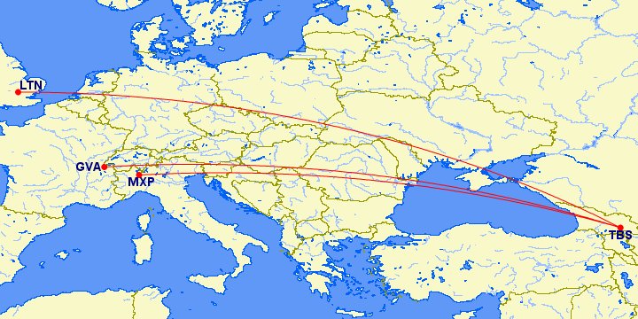 SeanM1997's tweet photo. easyJet to add 🇬🇪Tbilisi to its network for Summer 2025 with 3 new routes:

🇨🇭Geneva - begins 31 March 2025 - 2x weekly flights

🇬🇧London Luton - begins 1 April 2025 - 2x weekly flights

🇮🇹Milan Malpensa - begins 1 April 2025 - 2x weekly flights https://t.co/8YIhqi7SsZ
