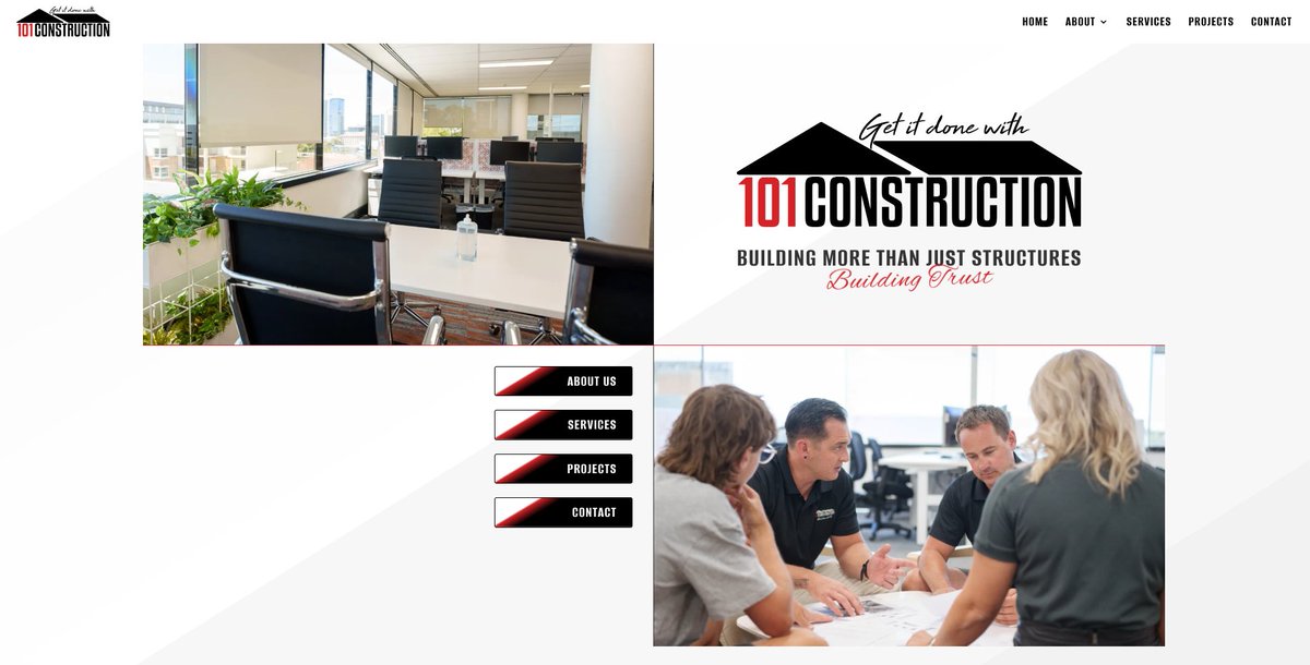 𝗠𝗲𝗺𝗯𝗲𝗿 𝗦𝗽𝗼𝘁𝗹𝗶𝗴𝗵𝘁: 101 Construction
𝟭𝟬𝟭 𝗖𝗼𝗻𝘀𝘁𝗿𝘂𝗰𝘁𝗶𝗼𝗻 has recently launched their brand-new website. Congratulations to Bryn and the team!
101construction.com.au

Get your free website at PrimeSites.
#freewebsite #webdesign #newwebsite #allinclusive