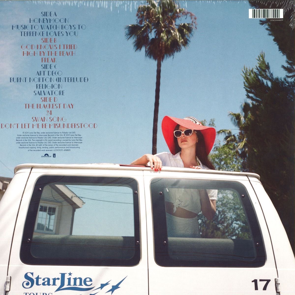 Lana Del Rey released her album "Honeymoon" 9 years ago today