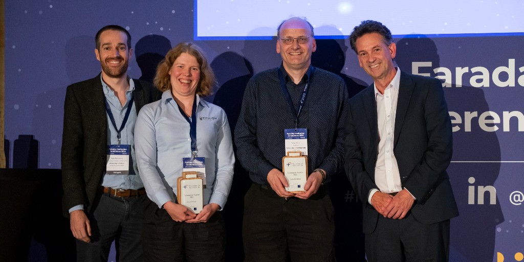College of Engineering & Physical Sciences (@eps_unibham) on Twitter photo Congratulations to <a href="/unibirmingham/">Uni of Birmingham</a> and Echion Technologies for winning the 2024 <a href="/FaradayInst/">Faraday Institution</a> Community Award for Collaboration!
faraday.ac.uk/birmingham-ech… <a href="/prslaterchem/">Peter Slater</a> <a href="/EchionT/">Echion Technologies</a> <a href="/lehorsfall/">Louise Horsfall</a> <a href="/Emjewls/">Emma Kendrick</a> <a href="/EHDriscoll/">Dr Lizzie Driscoll</a> <a href="/YazidLakhdar/">Yazid Lakhdar</a> <a href="/Alex_GreenChem/">Alex Green</a> Congratulations to <a href="/unibirmingham/">Uni of Birmingham</a> and Echion Technologies for winning the 2024 <a href="/FaradayInst/">Faraday Institution</a> Community Award for Collaboration!
faraday.ac.uk/birmingham-ech… <a href="/prslaterchem/">Peter Slater</a> <a href="/EchionT/">Echion Technologies</a> <a href="/lehorsfall/">Louise Horsfall</a> <a href="/Emjewls/">Emma Kendrick</a> <a href="/EHDriscoll/">Dr Lizzie Driscoll</a> <a href="/YazidLakhdar/">Yazid Lakhdar</a> <a href="/Alex_GreenChem/">Alex Green</a>