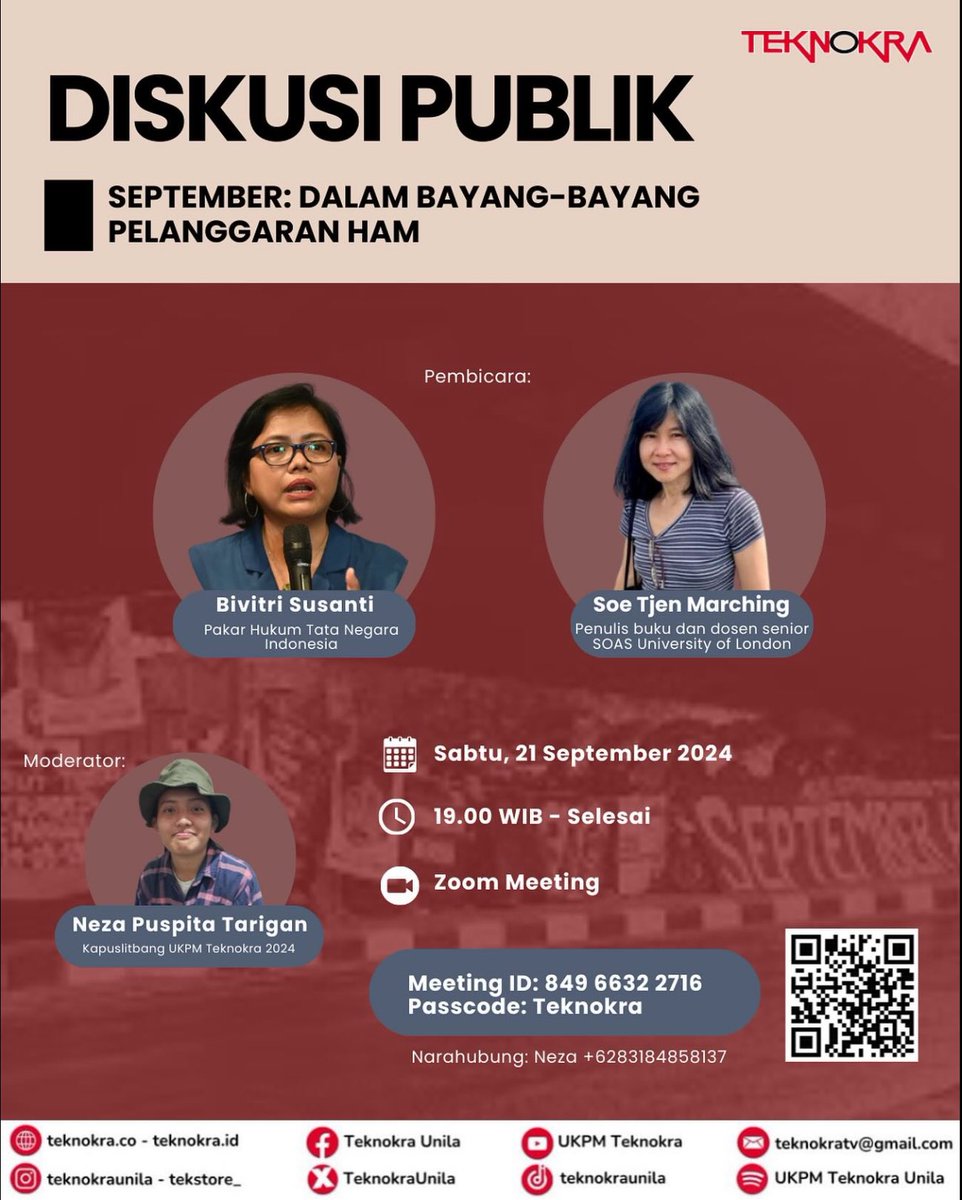 [September Dalam Bayang-Bayang Pelanggaran HAM]

Sejumlah peristiwa kelam hak asasi manusia di bulan September dari masa ke masa masih nyata dalam ingatan bangsa ini, dan mengingatkan negara untuk memenuhi tanggung jawabnya.