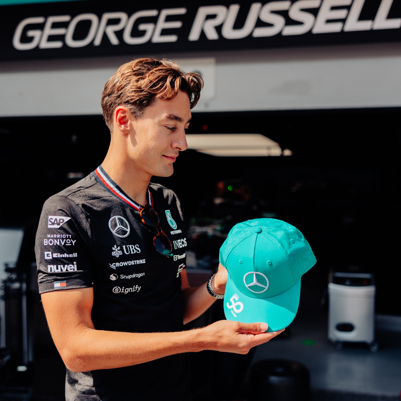 MercedesAMGF1's tweet photo. Celebrating 50 years of @Petronas with our special edition cap 💚🤩

Grab yours on our Team Store 🛍️👇