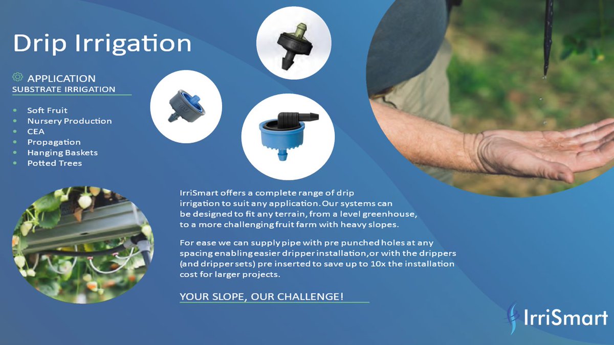 ✨Pre-Assembled Drip System✨

The majority of customers who have tried our pre-assembled drip system will continue to order this system in future due to the ease of installation.
Are you making plans for your 2025 season? Contact us to find out more...

irrismart-uk.com/assembled-drip…