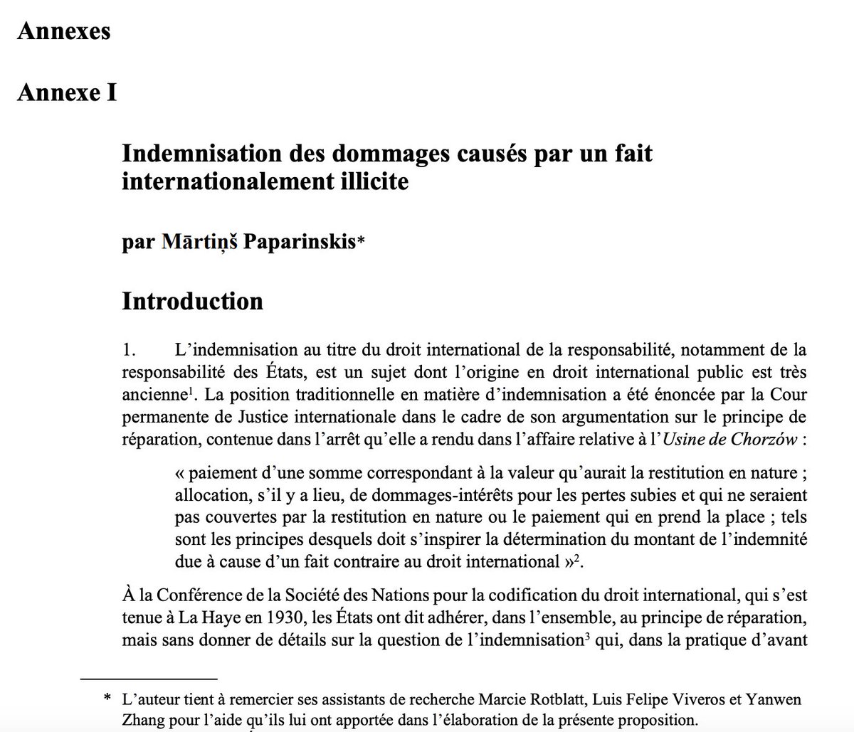 MPaparinskis's tweet image. #ILC_2024 has decided to recommend the inclusion in its long-term programme of work of the topic on compensation for the damage caused by internationally wrongful acts; grateful to @MarcieRotblatt @PipeViveros @yanwen_zhang for their help legal.un.org/docs/?path=../…