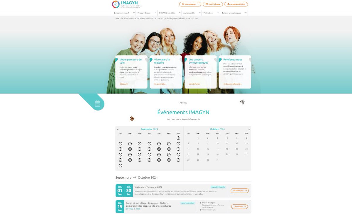 Nous sommes ravis de vous annoncer le lancement de notre tout nouveau site internet en ce mois de Septembre Turquoise! Après plusieurs mois de travail acharné, nous avons le plaisir de vous présenter une plateforme modernisée, intuitive et riche en contenus.