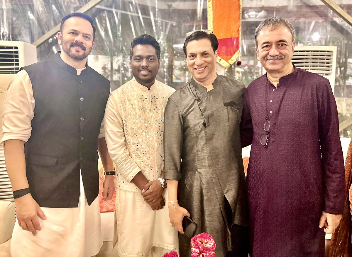 imbhandarkar's tweet image. Every frame tells a story. Here’s the unfiltered version. 🙌 🎥 #DirectorsCut #FilmMagic @rohitshettyfp @RajkumarHirani @Atlee_dir