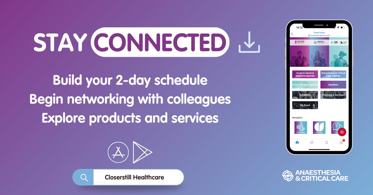 DOWNLOAD THE APP📳

Whether you are an exhibitor or delegate, make the most of the event by downloading our easy-to-use app.

👉Build your schedule
👉Book meetings
👉Explore products/services
👉Receive notifications about the event

Download here➡️eu1.hubs.ly/H0c6dV90
#ACC24