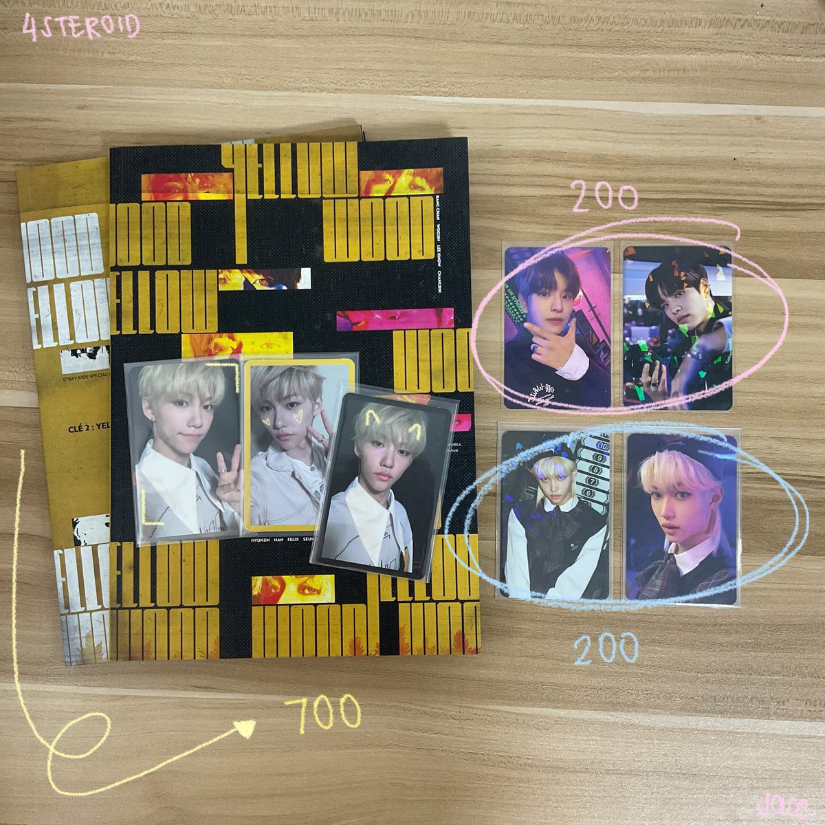 4STER0lD's tweet photo. wts lfb ph

☆ felix yellow wood set
☆ felix cevel set - SOLD ❌
☆ seungmin cevel set - SOLD ❌

⤷ all in good condition 
⤷ sold as set only
⤷ payo 

dm if interested! 

# skz stray kids pc photocard https://t.co/5LaDT1Mbe8