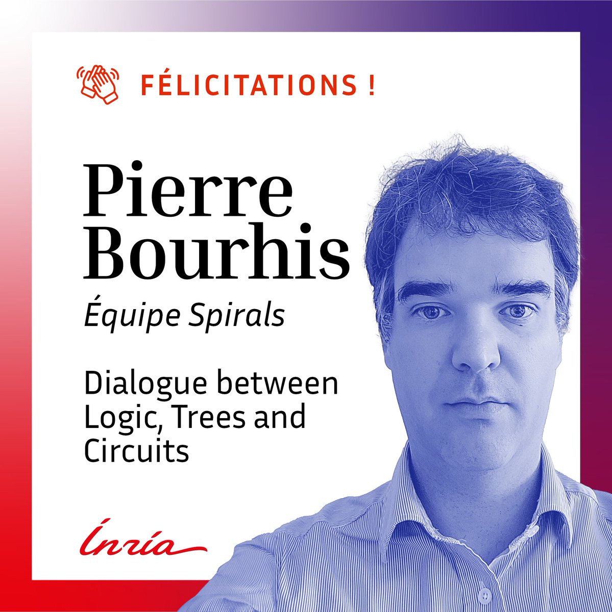 Centre Inria de l'Université de Lille (@inria_lille) on Twitter photo 👏Bravo à Pierre Bourhis de <a href="/SpiralsTeam/">Spirals Team</a> pour son habilitation à diriger des recherches!
👨🏫Sa soutenance portait sur les résultats développés depuis son post-doctorat: raisonnements sur les formules logiques, et évaluation de requêtes sur les arbres et sur les circuit logiques. 👏Bravo à Pierre Bourhis de <a href="/SpiralsTeam/">Spirals Team</a> pour son habilitation à diriger des recherches!
👨🏫Sa soutenance portait sur les résultats développés depuis son post-doctorat: raisonnements sur les formules logiques, et évaluation de requêtes sur les arbres et sur les circuit logiques.