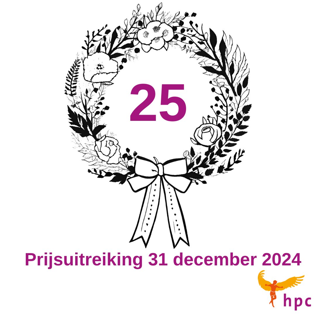 25 jaar HPC – wat wil jij delen?
En maak kans op een leuke prijs!
Heb jij een leuke quote, ervaring of iets anders over HPC? Stuur deze naar info@hpc.nu
Op 31 december 2024 kiezen we 25 gelukkigen. Te winnen valt o.a. één uur coaching of supervisie, inspiratiesessie van 1½ uur.