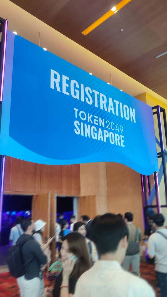 GM from Singapore!

Team tanX is at #Token2049