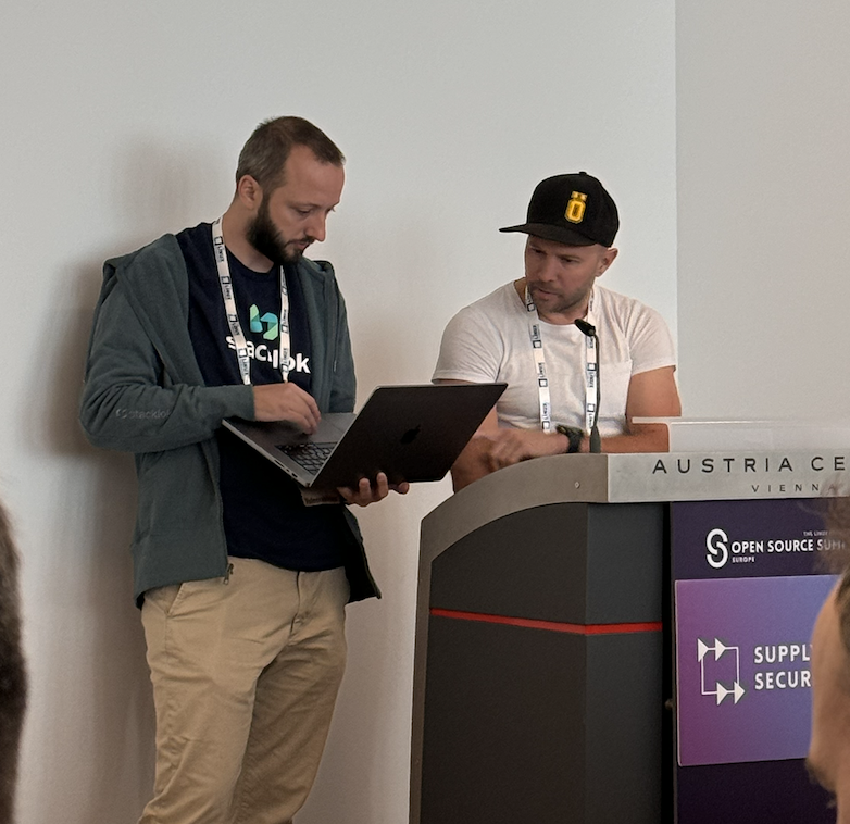 openssf's tweet photo. 💬 Join Fredrik and Radoslav to secure your software supply chain using GitHub’s Build Provenance API, SLSA attestations, Minder, and tools like Sigstore, TUF, and in-toto. 
💡 If you're interested in Sigstore, join us for a demo at 11:30 at OpenSSF booth!
#OSSummit https://t.co/QsIWrGOMvo