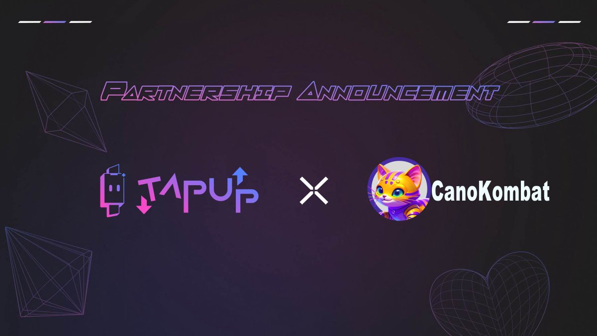🥳We're excited to partner with <a href="/CanoKombat/">CANO Kombat</a> 🚀

Complete #CanoKombat's task in [Earn] and claim 11K $TapUp coins.👉t.me/TapUp_Bot🔥

🚀CANO Kombat: Mining on Telegram is no longer boring! 100% of tokens are distributed to players.

However, the developer will buy CANO