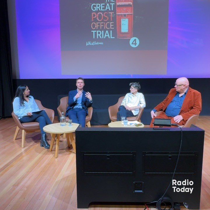 RadioToday Live (@radiotodaylive) on Twitter photo First session <a href="/radioacademy/">The Radio Academy</a> #RadFest24..
How the BBC Radio 4 series “The Great Post Office Trial” helped expose a scandal and become a TV show, with <a href="/nickwallis/">Nick Wallis</a> <a href="/sima_kotecha/">Sima Kotecha</a> @whistledownprod <a href="/justlooking7845/">Ilona Toller</a> First session <a href="/radioacademy/">The Radio Academy</a> #RadFest24..
How the BBC Radio 4 series “The Great Post Office Trial” helped expose a scandal and become a TV show, with <a href="/nickwallis/">Nick Wallis</a> <a href="/sima_kotecha/">Sima Kotecha</a> @whistledownprod <a href="/justlooking7845/">Ilona Toller</a>