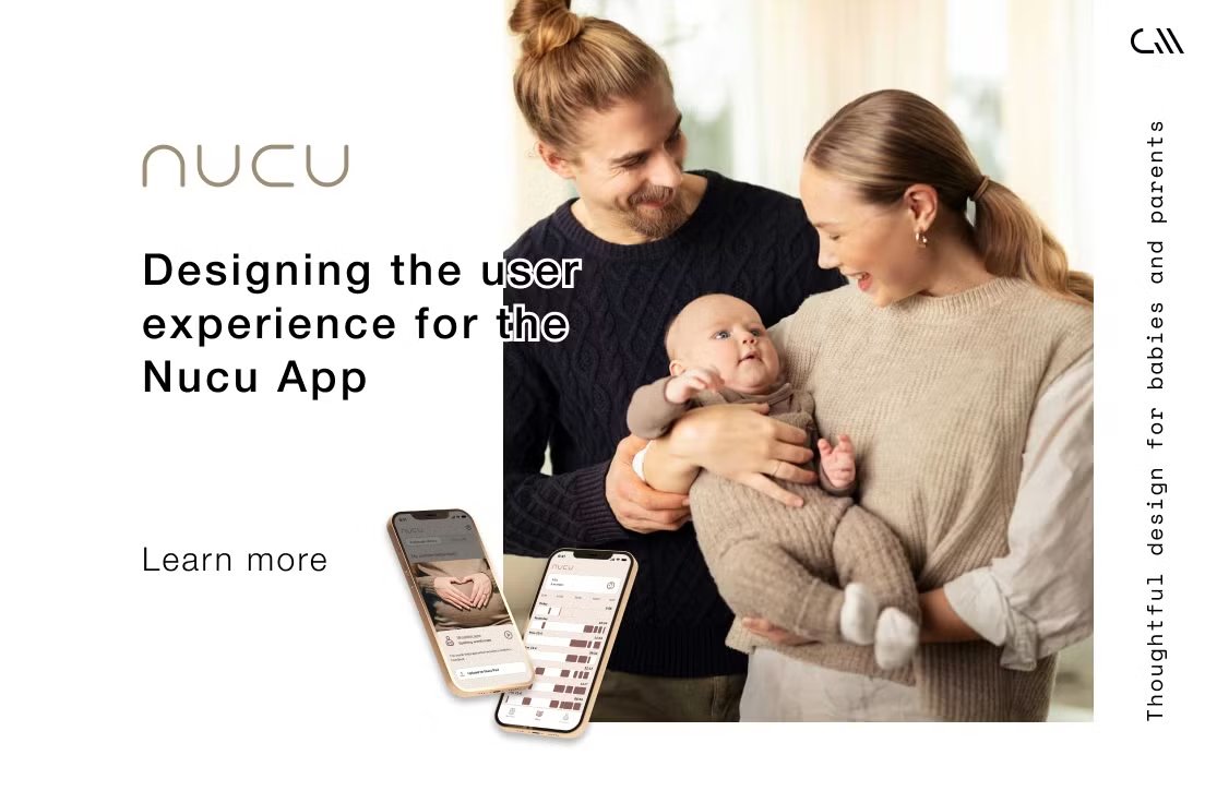 The 2nd-gen Nucu Pad helps babies &amp; families sleep better! 👶💤 

With the Nucu App, parents can monitor &amp; control the pad remotely, bringing peace of mind even when they aren't there!

Proud to help design this Finnish innovation! 🌍✨

Read the story: codemate.com/work/designing…