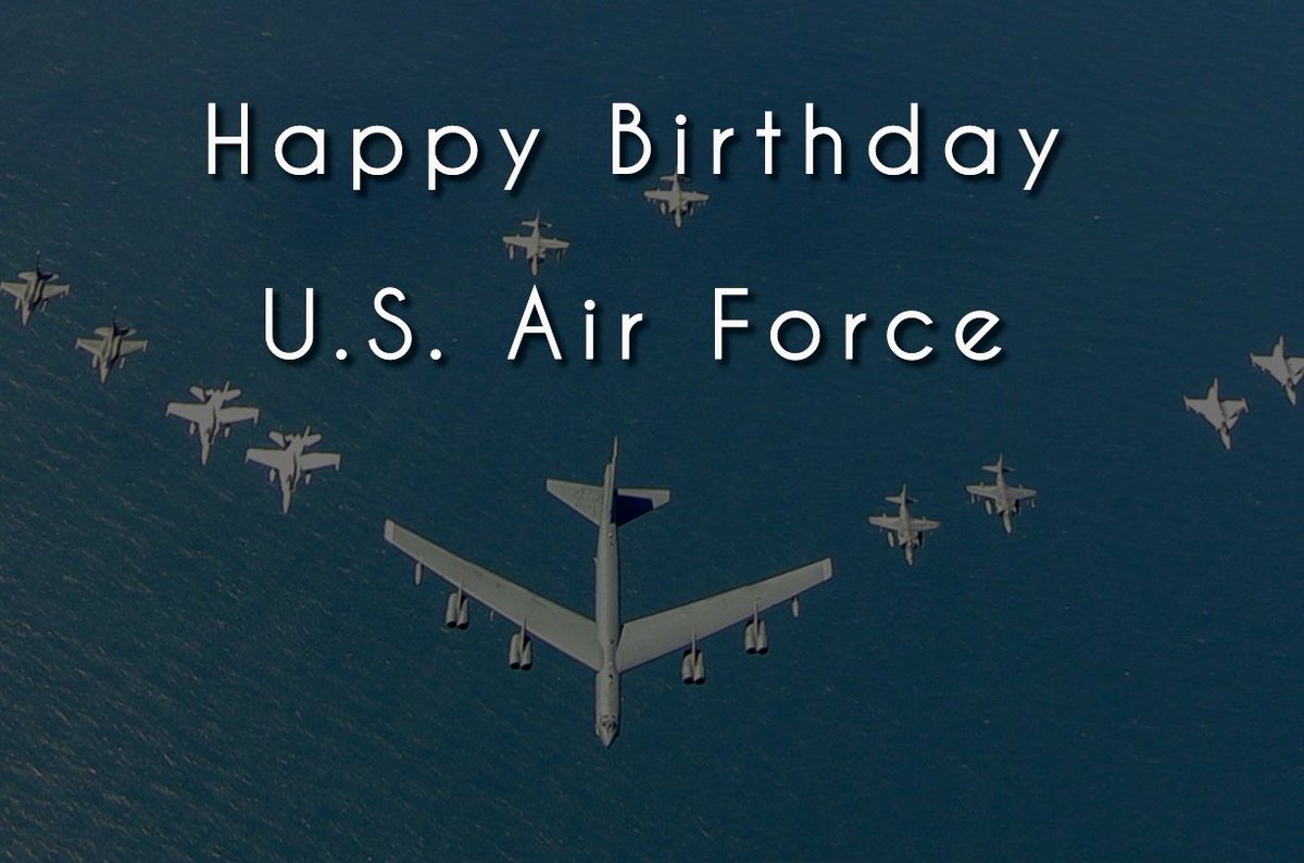 US_EUCOM's tweet image. Happy birthday to the @usairforce! ✈️

Today we honor 77 years of Air Force excellence. Your strength, innovation &amp;amp; commitment to securing the skies along Allies &amp;amp; partners makes us stronger! #AimHigh #ReadyandPostured
