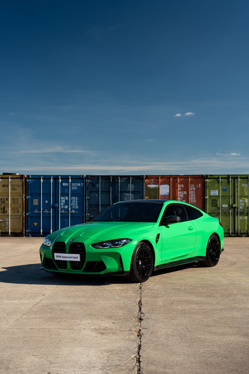 Want your BMW M4 to stand out from the crowd?

We’ve got you covered with this Individual Signal Green M4 Comp at BMW Bristol. Huge specification on this example including the Ultimate Pack.

There’s also M 50 Years Badges and M Double-spoke Jet Black wheels to complete the look.