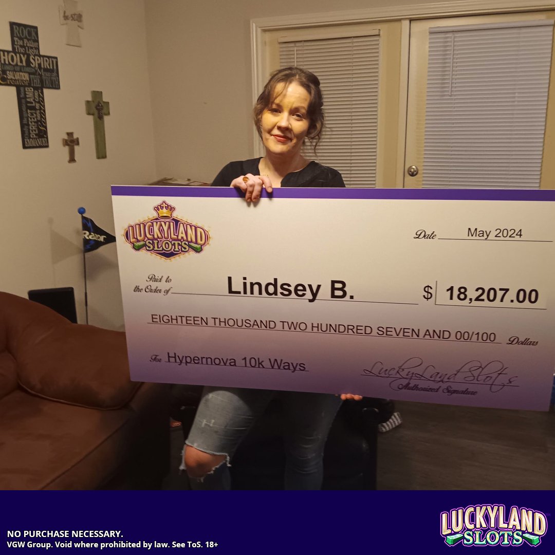 LuckyLandSlots's tweet photo. It’s a flurry of Big Check excitement, Duckies! 🦆 More of our quacking champions have flown into the #BigCheckClub playing our thrilling 10K Ways games! What’s your favorite #LuckyLandSlots 10K Ways game? Let us know in the comments! 👇 https://t.co/EL27JImqLt https://t.co/zkrrcyACvx