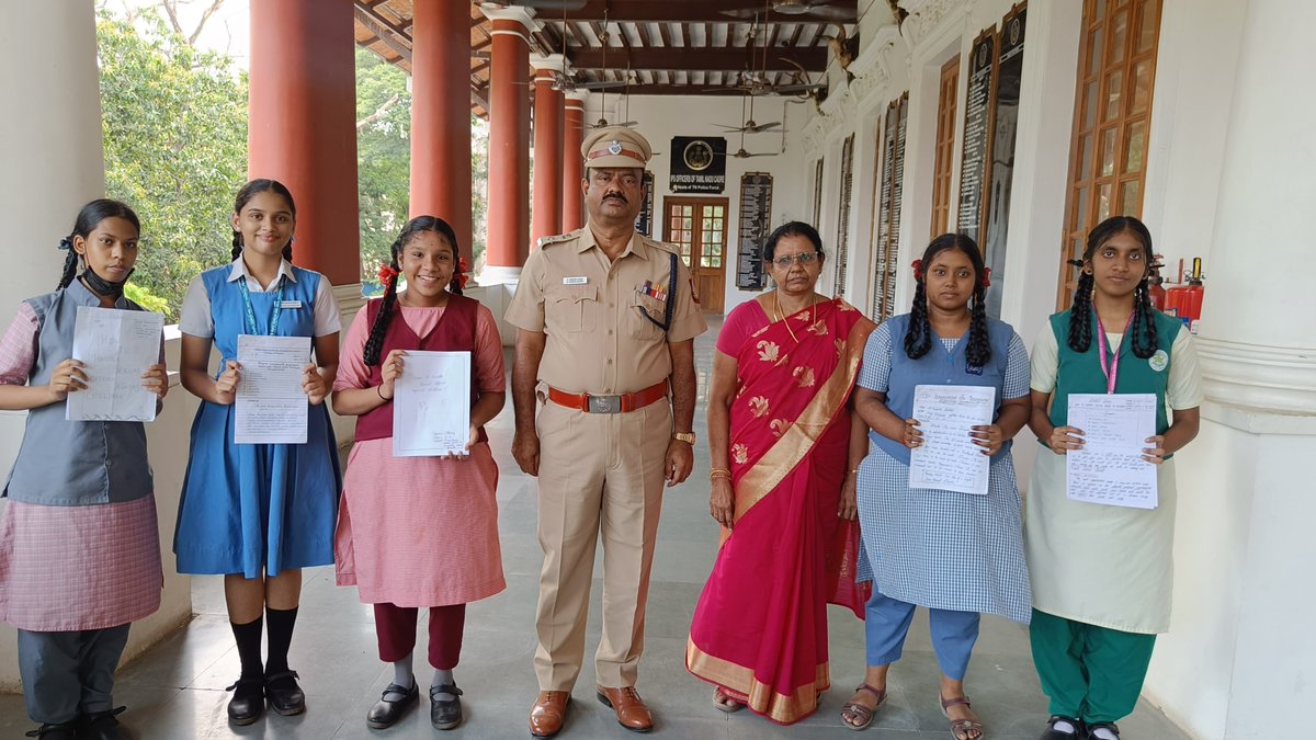 tnpm_chn's tweet photo. The Tamilnadu police Museum will be celebrating third year anniversary. essay competition was conducted tamilnadu police museum on 18/09/2024. various school student are participated in this event.
#tnpolicemuseum
#policemuseum
#schoollife https://t.co/LvXCjeqntK