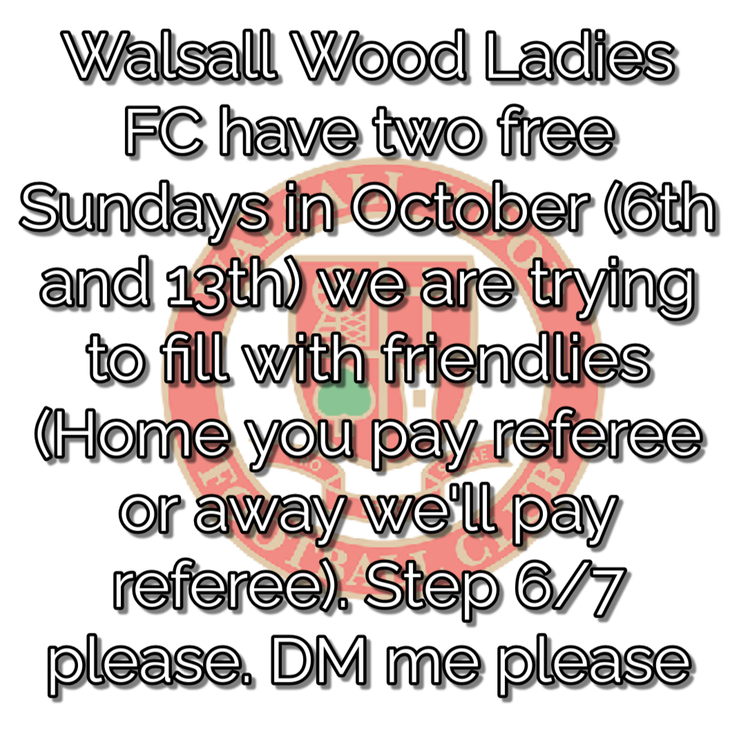 Walsall Wood Ladies FC (@walsallwoodlfc) on Twitter photo 