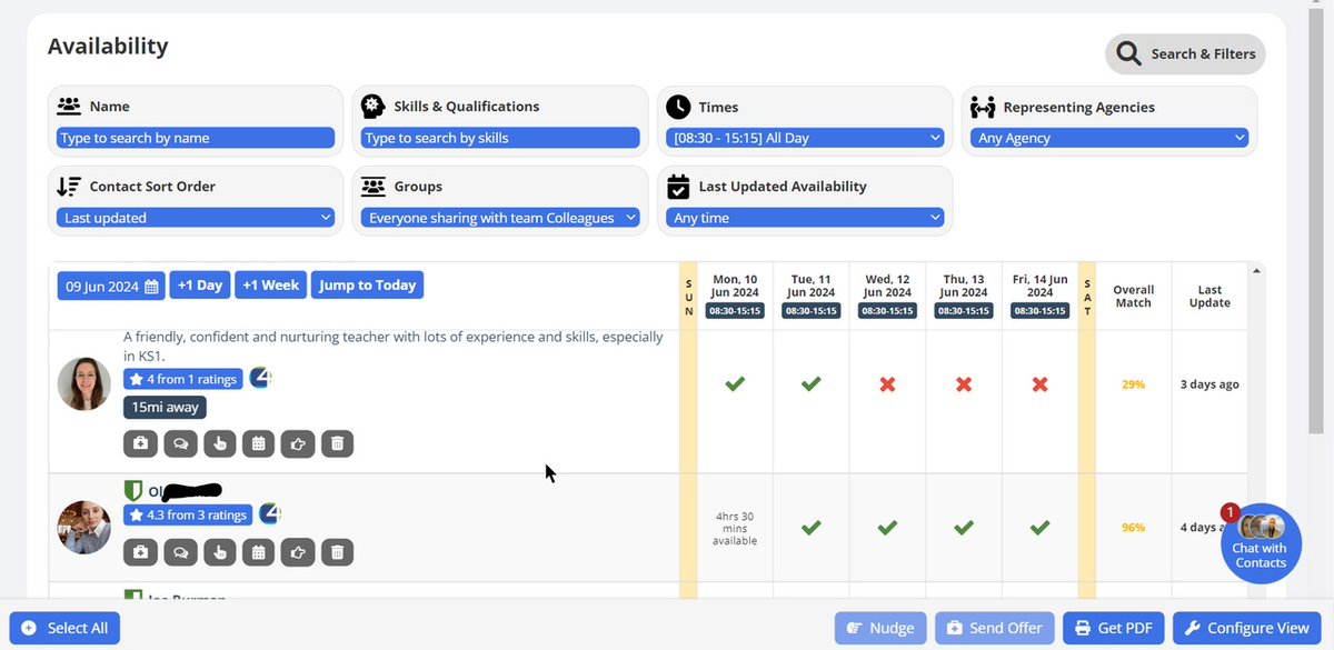updatedge's tweet photo. Updatedge enables you to invite all your candidates to share their #Availability. Helping you find the best available candidates for your clients. Fill multiple vacancies quicker, increasing customer satisfaction &amp; margin!

Book a demo here: https://t.co/xc4rGo2d6h https://t.co/iJ7eaY4TIM