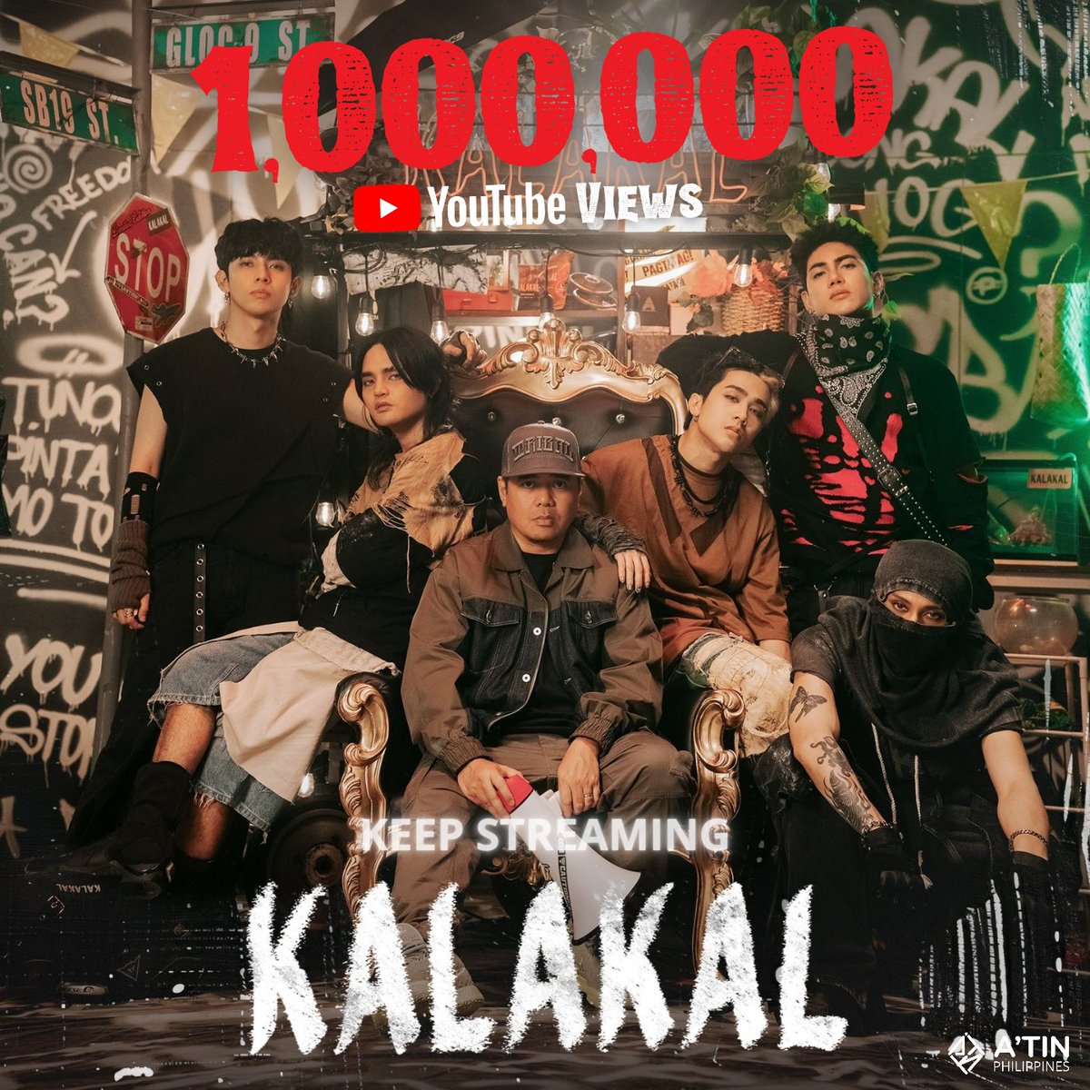 SB19_ATINph's tweet photo. 🔓 1,000,000 views unlocked for 'KALAKAL' Music Video

Nagsisimula pa lang tayo A'TIN! "Why don't you just listen?" Pataasin pa natin! 🩵

🔗 https://t.co/kvty4bTnGd

@SB19Official #SB19
#KALAKAL #SB19xGLOC9 https://t.co/qxlSx0OBIK