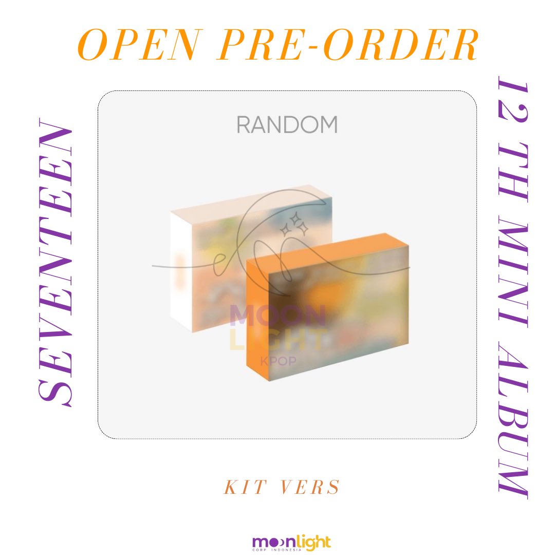 moonlightkpops's tweet photo. ✨Open Pre-Order Seventeen 12th Mini Album✨

Standard Ver Random 335k dp 235k est 400
gram
🌟 Standard Ver Set 985k dp 700k est 1,2kg
🌟 Kit Ver Random 325k dp 225k est 400 gram

#WTSALBUM #WTSALBUMSEVENTEEN #SEVENTEEN https://t.co/3Bt4mTjpBb