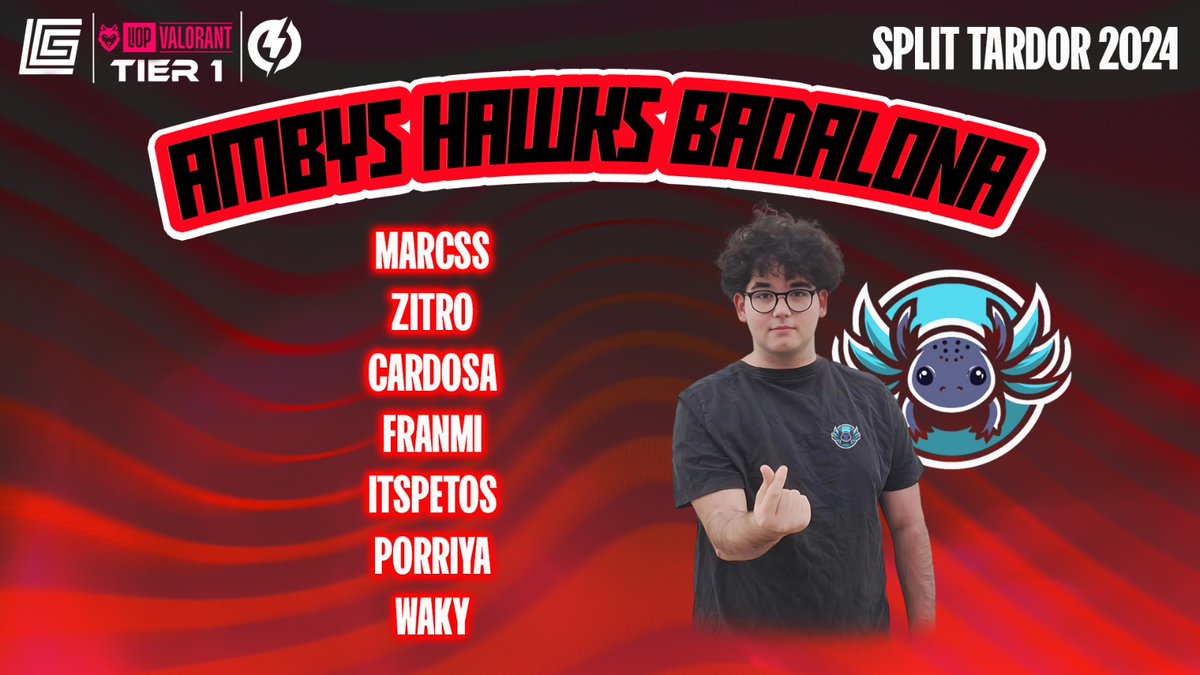 Gamesportselect's tweet photo. 🐺 Anem amb l'últim nou integrant per la Tier1! Des de Badalona arriben amb un roster força complet i amb moltes possibilitats! Benvinguts @AmbysTeam! 🐺

🔫 #Marcss
🔫 #Zitro
🔫 Cardosa @cardosaaa1
🔫 Franmi @frnmi88
🔫 ItsPetos @itspetos
🔫 #Porriya
🔫 Waky @ByWaKyToN

Col·laboradors: @cultura_cat, @omnium, @level4teches, @InvelonTech, @xr_shop, @EBlueGaming i @SomosLaTormenta

#gseLlOPcat