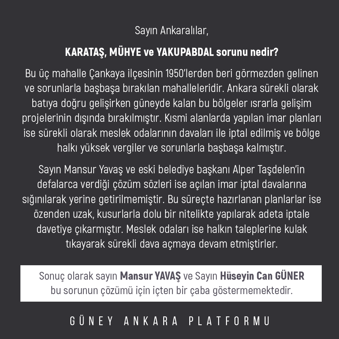 guney_ankara's tweet photo. KARATAŞ, MÜHYE ve YAKUPABDAL sorunu nedir?
                                                    
                                                   ↓
@mansuryavas06 @hcanguner @eczozgurozel @mimodank @spoank 
Mansur Yavaş
 Özgür Özel https://t.co/ZNeUrD7Kf4