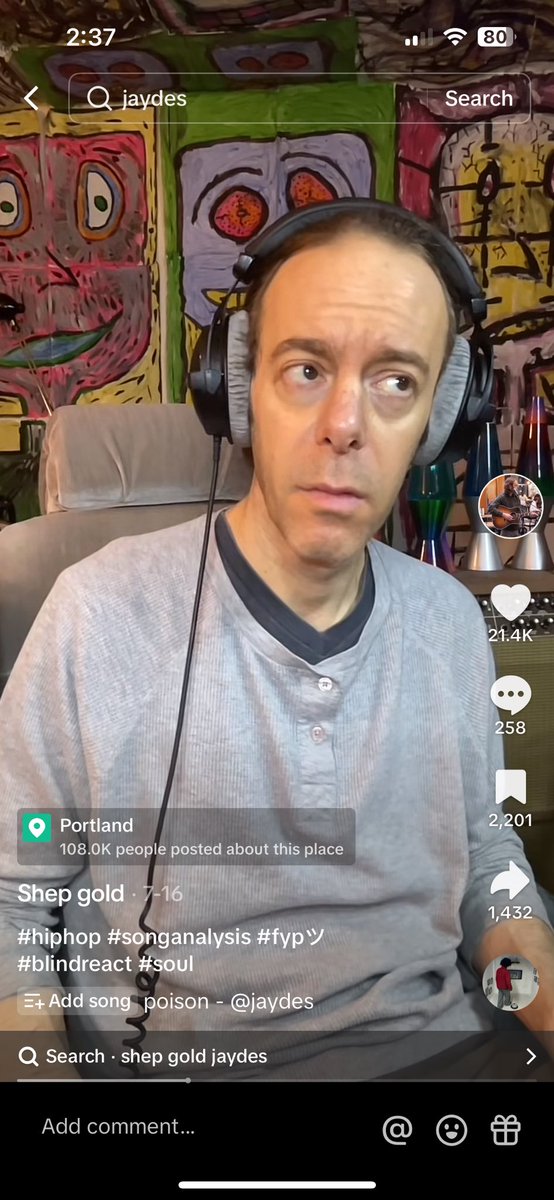 This mf listen to like an incomprehendible amount of music