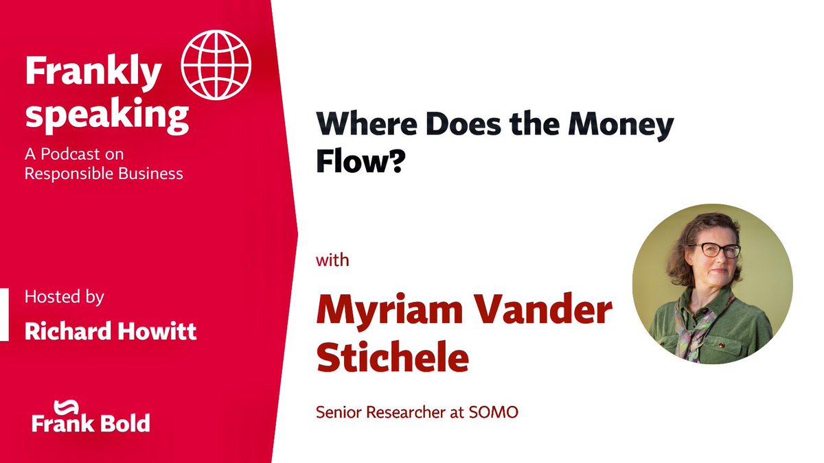 Europe has €300billion of new money available for sustainability. Listen to the latest #FranklySpeaking responsible business podcast from <a href="/purposeofcorp/">Responsible Companies | Frank Bold</a> with my guest <a href="/mvanderstichele/">Myriam Vander Stichele</a> <a href="/SOMO/">SOMO</a> Spotify open.spotify.com/episode/2DQdpH…
Apple podcasts.apple.com/de/podcast/56-…
#sharebuybacks #ESG #susfin