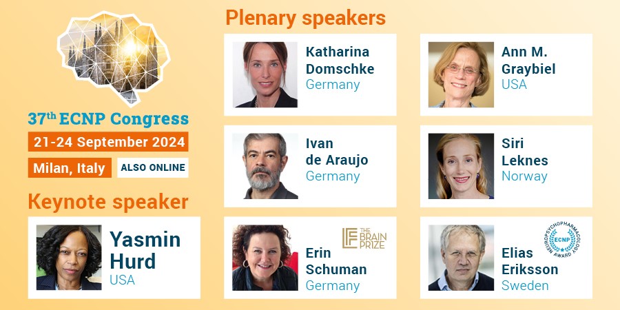 ECNP (@ecnptweets) on Twitter photo This Saturday 21 September #ECNP2024 will kick off with the Keynote Lecture on ‘The vulnerable brain: pathways to and from #addiction’ from Yasmin Hurd (<a href="/neurovoice/">Yasmin Hurd, PhD</a>). This year’s congress includes six Plenary Lectures that are not to be missed. See more ➡️ ecnp.eu/keynote-plenar… This Saturday 21 September #ECNP2024 will kick off with the Keynote Lecture on ‘The vulnerable brain: pathways to and from #addiction’ from Yasmin Hurd (<a href="/neurovoice/">Yasmin Hurd, PhD</a>). This year’s congress includes six Plenary Lectures that are not to be missed. See more ➡️ ecnp.eu/keynote-plenar…