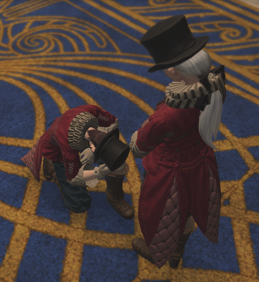 Nartance's tweet photo. Found my mistress 😩🤡

"I will live only to execute thy holy jokes mistress Ameliance"

#FFXIVScreenshots #ffxivgposers #ffxiv https://t.co/bAQlolVt4E