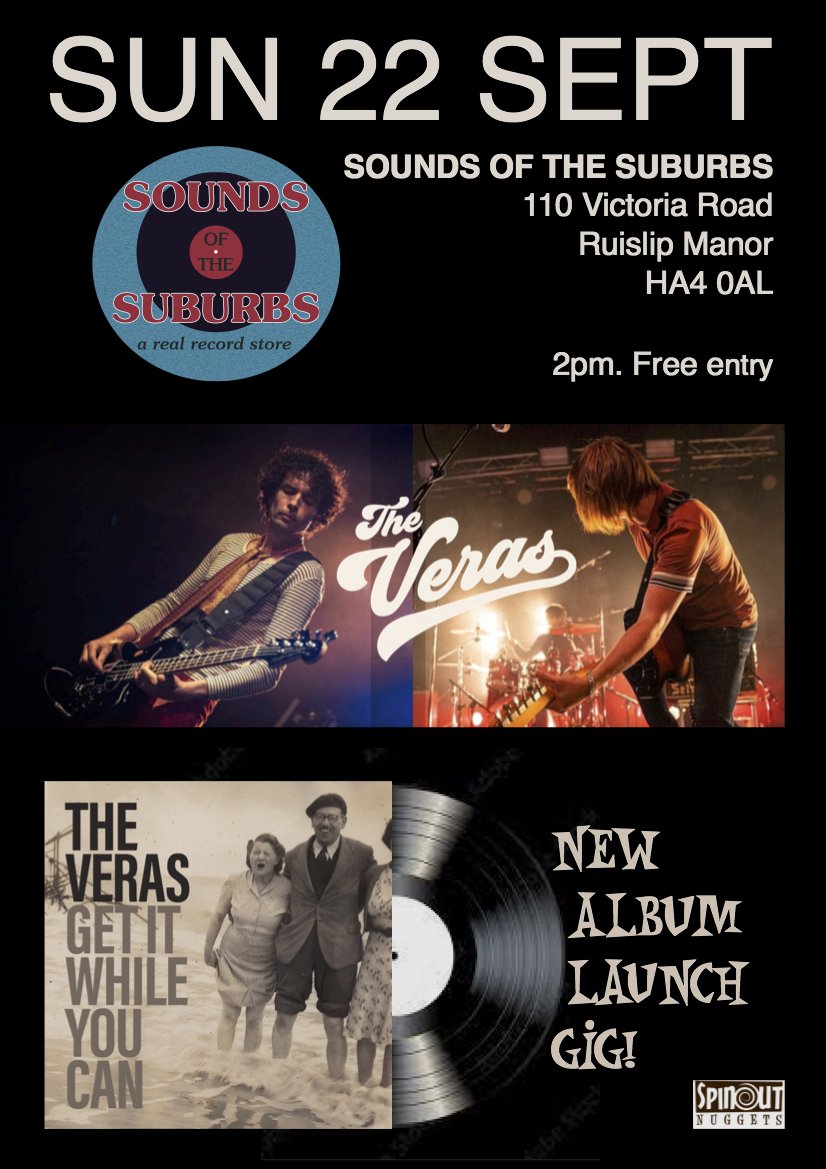 Sounds Ofthe Suburbs (@soundssuburbs) on Twitter photo Morning all
Open Wednesday Thursday Friday and Saturday this week 10 - 4
Plus Sunday for instore event
The Veras
#livemusic #instore #recordstore #recordshop #vinylrecords #vinylcollector #cds #books #tshirts #ruislipmanor
<a href="/GCPunkNewWave/">GC's Punk & New Wave</a>
<a href="/smallfakers/">The Small Fakers</a>
<a href="/theverasmusic/">The Veras</a> Morning all
Open Wednesday Thursday Friday and Saturday this week 10 - 4
Plus Sunday for instore event
The Veras
#livemusic #instore #recordstore #recordshop #vinylrecords #vinylcollector #cds #books #tshirts #ruislipmanor
<a href="/GCPunkNewWave/">GC's Punk & New Wave</a>
<a href="/smallfakers/">The Small Fakers</a>
<a href="/theverasmusic/">The Veras</a>