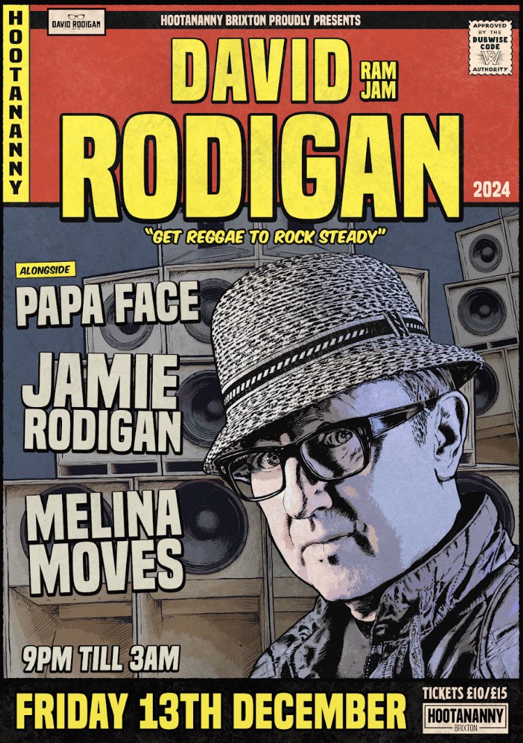 Looking forward to <a href="/HootanannyBrix/">Hootananny Brixton</a> with <a href="/DavidRodigan/">David Rodigan</a> &amp; Papa Face

Very limited tickets 🔊🔊🔊