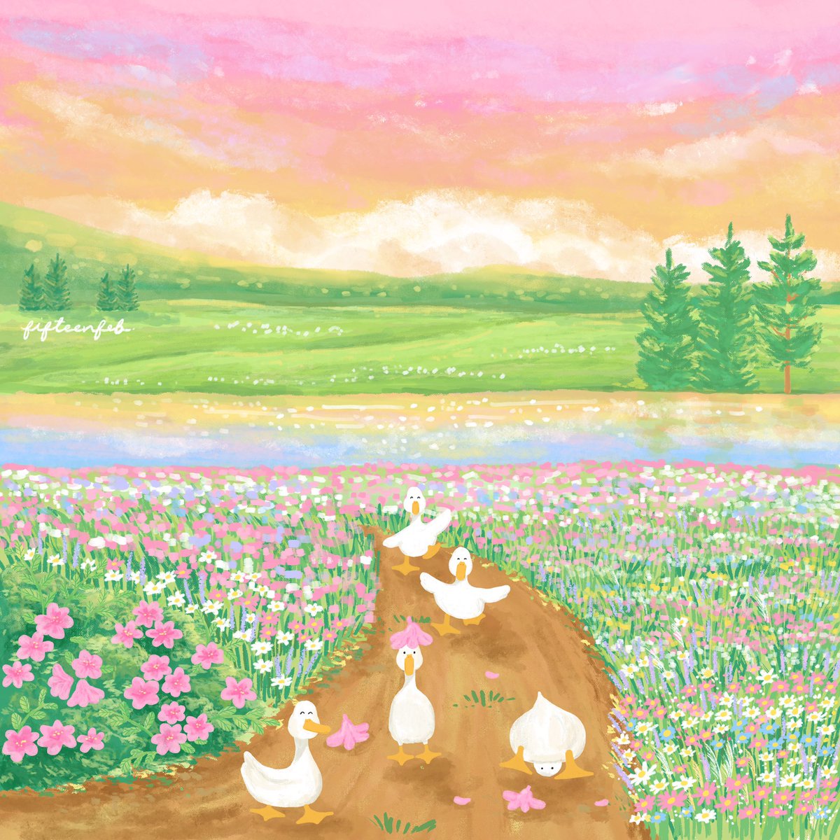 fifteenfeb_'s tweet photo. ขอบคุณสำหรับพื้นที่ขายงานนะคะ💕
แอคนี้ชอบวาดน้องเป็ด ธรรมชาติ ดอกไม้
ฝากตัวด้วยนะคะ🥹🫶🏻💕🦆🌷✨ https://t.co/zE4raS1Jnn