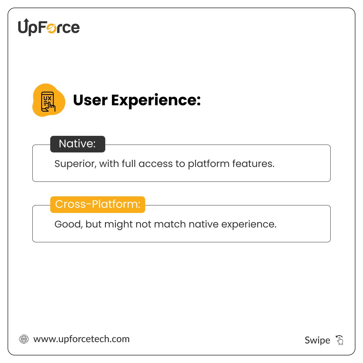 Upforce tech tweet media
