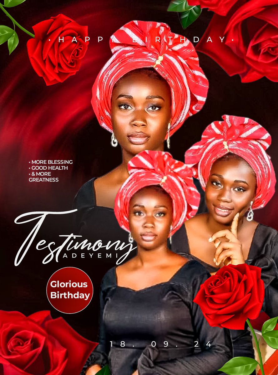 PeejayCre8ive's tweet photo. Hello there ππ
It's been awhile here
I'm glad to be back with full force β‘π§ββοΈ
Here's birthday flyer design I did to celebrate my lovely sister β₯οΈπ₯°
I will be glad if you can tell me your favorite slide in the comments section.
#peejaycreative #birthdayflyerdesign #visual https://t.co/v2bZsCa7FS